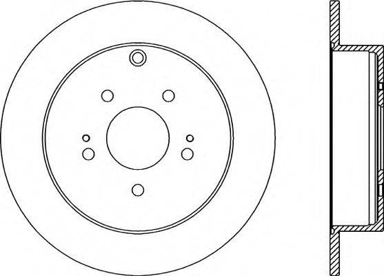 OPEN PARTS BDA226210 гальмівний диск