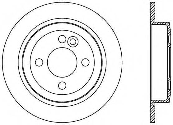 OPEN PARTS BDA243010 гальмівний диск