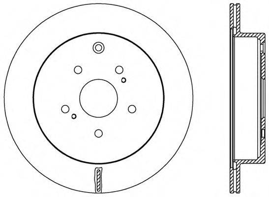 OPEN PARTS BDA256820 гальмівний диск