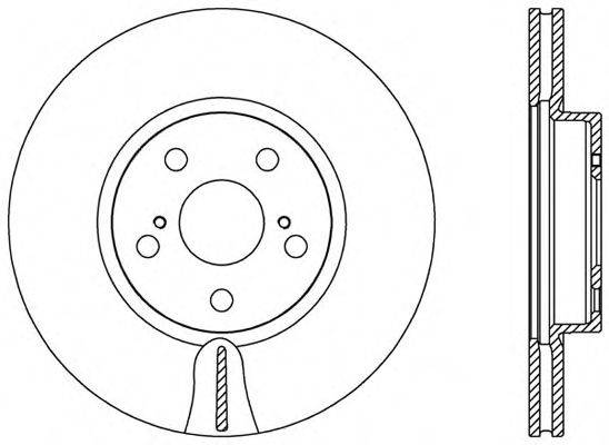 OPEN PARTS BDA258320 гальмівний диск