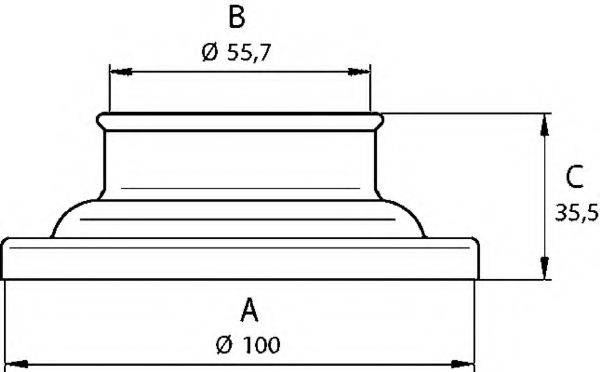 OPEN PARTS SJK721300 Комплект пильника, приводний вал