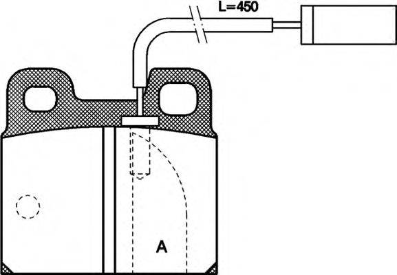 OPEN PARTS BPA000511 Комплект гальмівних колодок, дискове гальмо