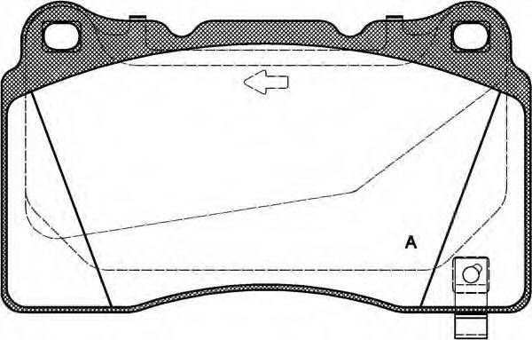 OPEN PARTS BPA066632 Комплект гальмівних колодок, дискове гальмо