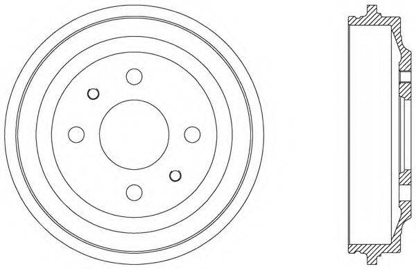 OPEN PARTS BAD900010 Гальмівний барабан