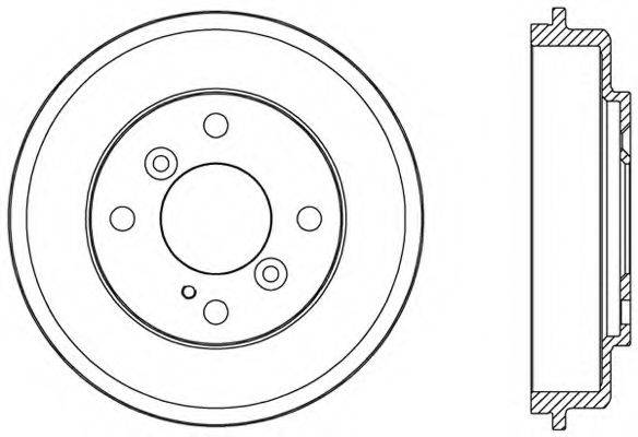 OPEN PARTS BAD908410 Гальмівний барабан