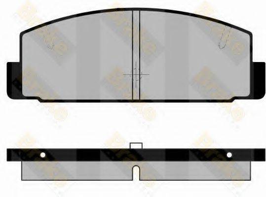 BRAKE ENGINEERING PA1428 Комплект гальмівних колодок, дискове гальмо