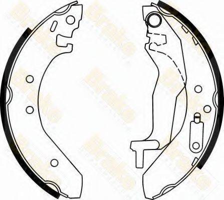 BRAKE ENGINEERING SH2246 Комплект гальмівних колодок