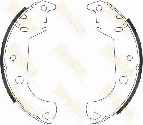 BRAKE ENGINEERING SH2596 Комплект гальмівних колодок