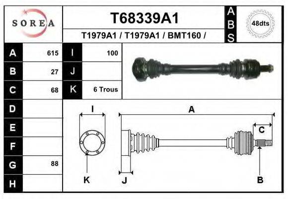 EAI T68339A1 Приводний вал