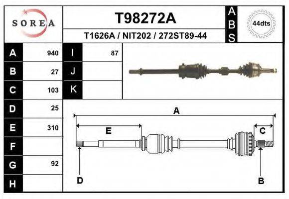 EAI T98272A Приводний вал