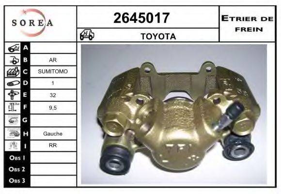 EAI 2645017 Гальмівний супорт