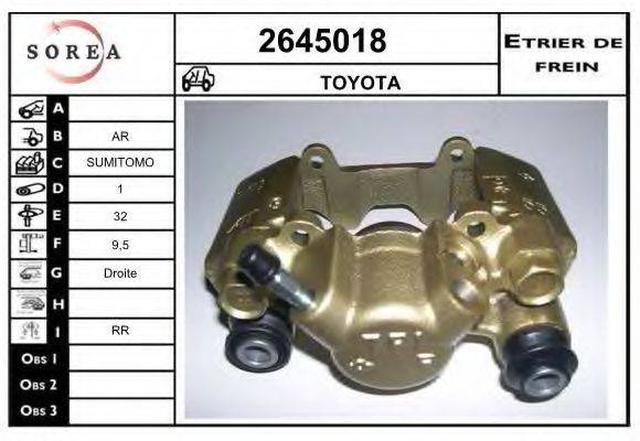 EAI 2645018 Гальмівний супорт