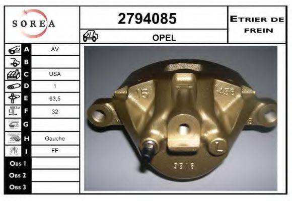 EAI 2794085 Гальмівний супорт