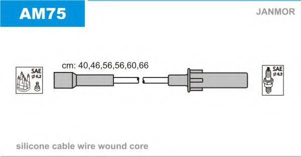 JANMOR AM75 Комплект дротів запалювання
