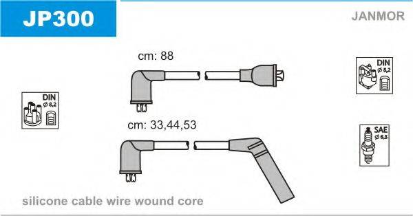 JANMOR JP300 Комплект дротів запалювання