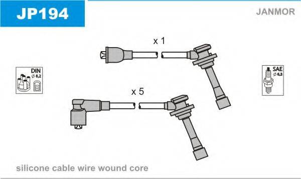 JANMOR JP194 Комплект дротів запалювання