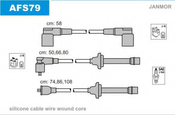 JANMOR AFS79 Комплект дротів запалювання