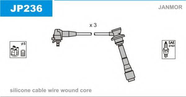 JANMOR JP236 Комплект дротів запалювання