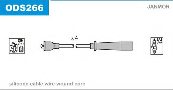 JANMOR ODS266 Комплект дротів запалювання