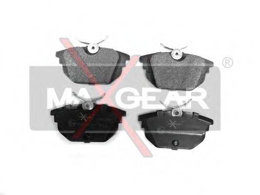 MAXGEAR 190426 Комплект гальмівних колодок, дискове гальмо