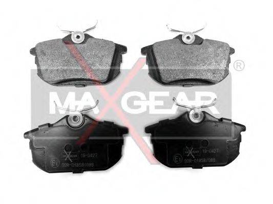 MAXGEAR 190427 Комплект гальмівних колодок, дискове гальмо