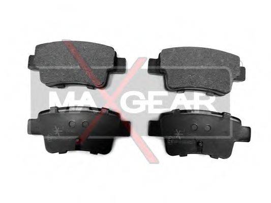 MAXGEAR 190463 Комплект гальмівних колодок, дискове гальмо