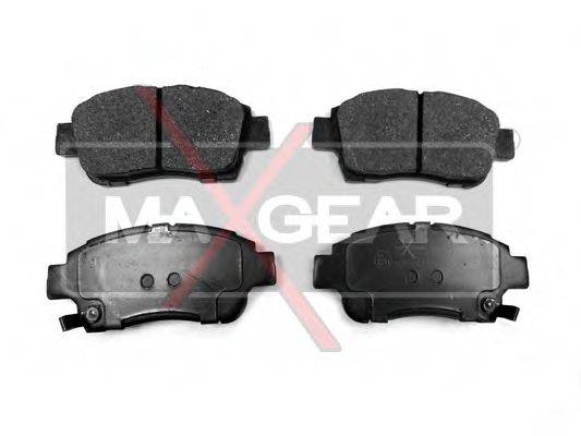 MAXGEAR 190489 Комплект гальмівних колодок, дискове гальмо