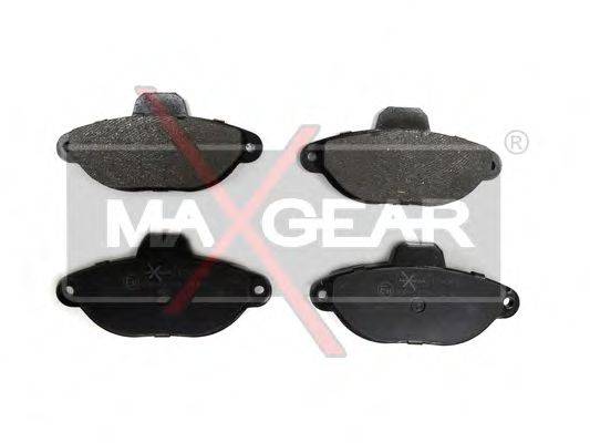 MAXGEAR 190493 Комплект гальмівних колодок, дискове гальмо