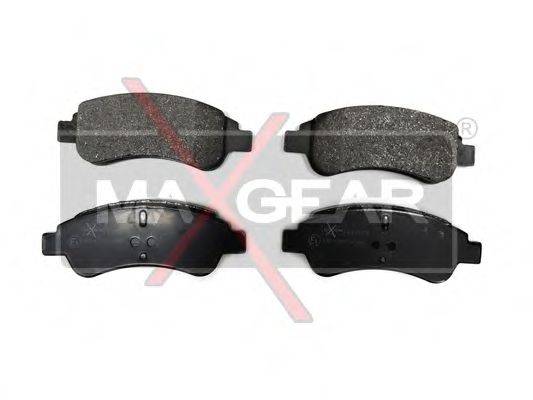 MAXGEAR 190574 Комплект гальмівних колодок, дискове гальмо