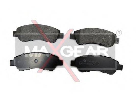 MAXGEAR 190575 Комплект гальмівних колодок, дискове гальмо