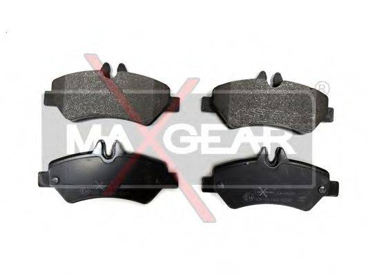 MAXGEAR 190580 Комплект гальмівних колодок, дискове гальмо