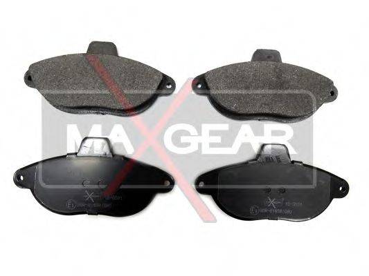 MAXGEAR 190591 Комплект гальмівних колодок, дискове гальмо