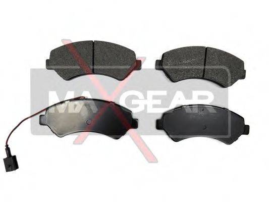 MAXGEAR 190674 Комплект гальмівних колодок, дискове гальмо