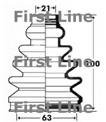 FIRST LINE FCB2920 Пильовик, приводний вал