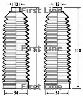 FIRST LINE FSG3365 Пильовик, рульове управління