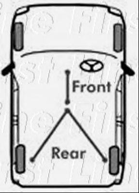 FIRST LINE FKB2818 Трос, стоянкова гальмівна система