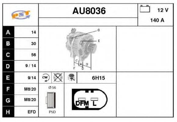 SNRA AU8036 Генератор