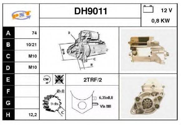 SNRA DH9011 Стартер