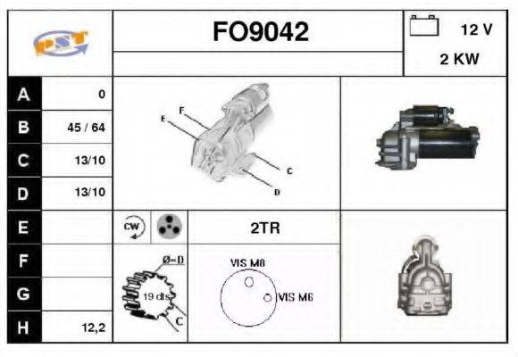 SNRA FO9042 Стартер