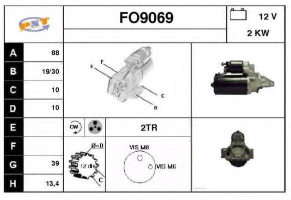 SNRA FO9069 Стартер