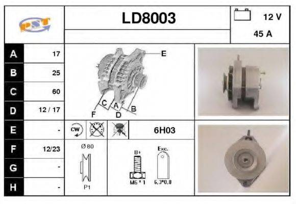 SNRA LD8003 Генератор