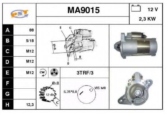 SNRA MA9015 Стартер