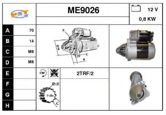 SNRA ME9026 Стартер