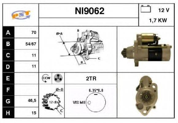 SNRA NI9062 Стартер