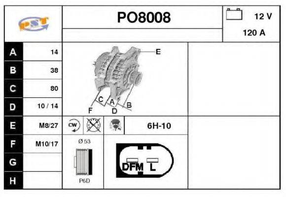 SNRA PO8008 Генератор