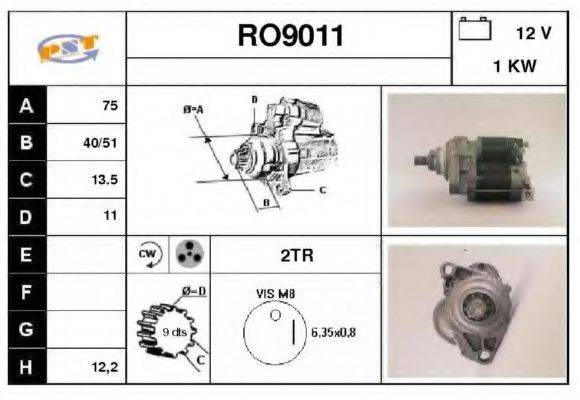 SNRA RO9011 Стартер