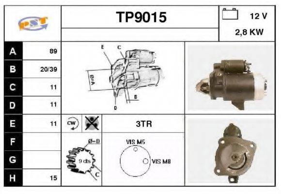 SNRA TP9015 Стартер