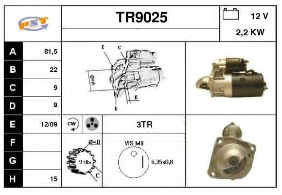 SNRA TR9025 Стартер