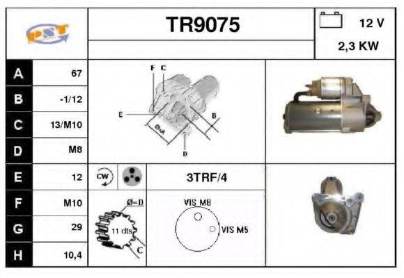 SNRA TR9075 Стартер