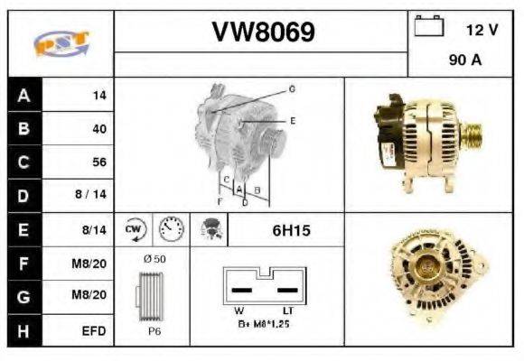 SNRA VW8069 Генератор